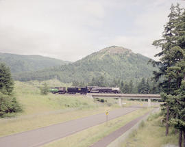 Spokane, Portland & Seattle Railway steam locomotive number 700 at North Bonneville, Washingt...