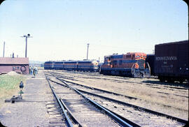 Great Northern Diesel Locomotive 562 at Superior, Wisconsin, 1961