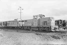 Curtis Millburn & Eastern Diesel Locomotive Number 684 at Chehalis, Washington in February, 1...