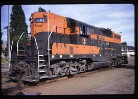 Great Northern Diesel Locomotive 692 at Wenatchee, Washington, undated