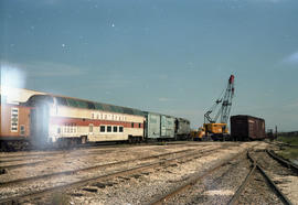 American Rail Tours passenger car 540 at Hialeah, Florida on July 28. 1987.