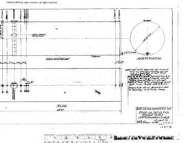 Great Northern Engineering Drawing, Diesel Fuel Oil Storage Tank, 37,000 Gallon at Interbay, Wash...