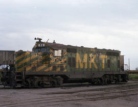 Missouri, Kansas & Texas Railway diesel locomotive 96 at Oklahoma City, Oklahoma on June 23, ...