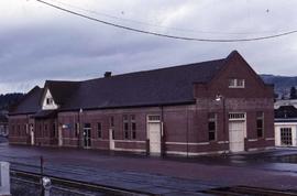 Northern Pacific depot at Kelso, Washington, in 1988.