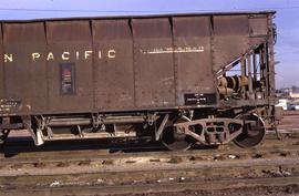 Northern Pacific Hart ballast car 87384 at Denver, Colorado, in 1973.