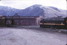 Northern Pacific Roundhouse at Missoula, Montana, 1971