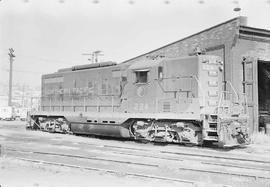 Northern Pacific diesel locomotive number 224 at Tacoma, Washington, in 1970.