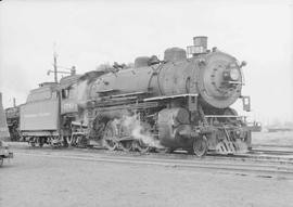 Northern Pacific steam locomotive 1781 at Pasco, Washington, in 1948.