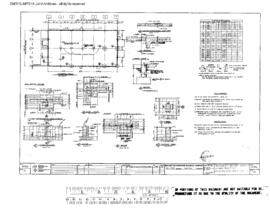 Northern Pacific Engineering Drawing, Unnamed Structure at Parkwater, Washington, 1983