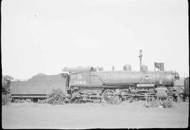 Northern Pacific steam locomotive 2184 at Seattle, Washington, in 1935.