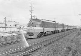 Northern Pacific passenger train number 408 at Tacoma, Washington, in 1970.