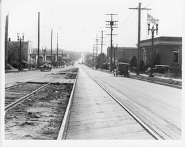 Seattle Municipal Railway Track, Seattle, Washington, circa 1930