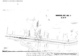 Plat Map of Great Northern Facilities at Nimrod/Java, Montana, 1911