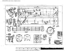 Northern Pacific Engineering Drawing, Sand Facilities at Hoquiam, Washington, 1958