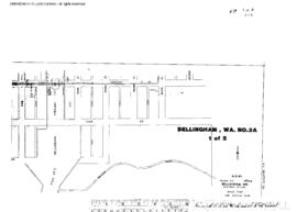 Plat Map of Northern Pacific Facilities at Bellingham, Washington, undated