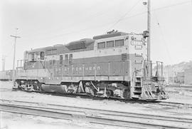 Burlington Northern diesel locomotive 1797 at Tacoma, Washington in 1971.