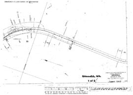 Plat Map of Great Northern Facilities at Grinnell, Washington, 1928