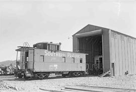 Curtis Millburn & Eastern Steel Caboose Number 1206 at Millburn, Washington in July 1976.