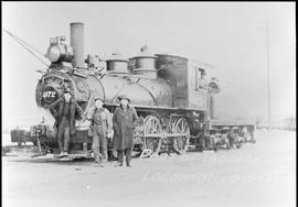 Northern Pacific steam locomotive 972, circq 1920.