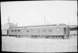 Northern Pacific Railroad Dining Car Number 1666 at Tacoma, Washington, circa 1935.