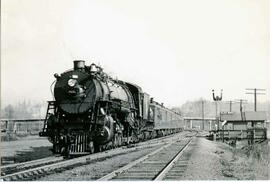 Great Northern Railway steam locomotive 2500 at Black River, Washington, undated.