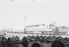 Electro-Motive Division of General Motors diesel locomotive 5740 at Auburn, Washington on April 2...