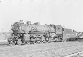 Northern Pacific steam locomotive 2261 at Seattle, Washington, in 1958.