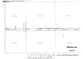 Plat Map of Northern Pacific Facilities at Rupple, Washington, undated