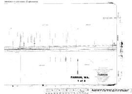 Plat Map of Northern Pacific Facilities at Farron, Washington, 1947