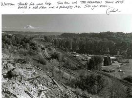 Railroad mainlines at Black River Jct., Washington, circa 1990.