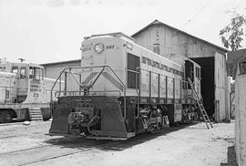 Stockton Terminal & Eastern Railroad Diesel Locomotive Number 507 at Stockton, California in ...