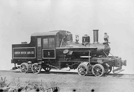 Green River Lumber Company Steam Locomotive Number 1 at Erie, Pennsylvania in 1926.