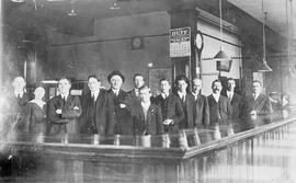 Great Northern Railway railroad crew at Vancouver, British Columbia in May 1918.