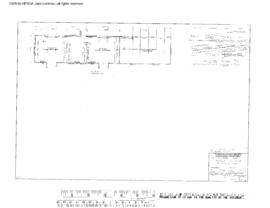 Northern Pacific Engineering Drawing, Motor Car House at Missoula, Montana, 1969