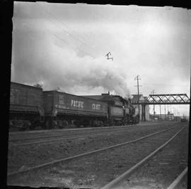 Pacific Coast Railroad yard at Seattle, Washington in 1949.