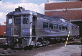 Great Northern Rail Diesel Car 2350 at Great Falls, Montana, 1971