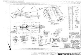 Northern Pacific Engineering Drawing: Retaining Wall and Walk, Bridge 115 - Highway Overpass, Liv...