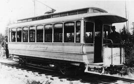 Woodland Park Electric Railway Car, Seattle, Washington, circa 1895