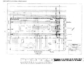 Northern Pacific Engineering Drawing, Locomotive Wheel Shop at Livingston, Montana, undated