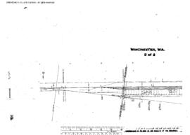 Plat Map of Great Northern Facilities at Winchester, Washington, 1965
