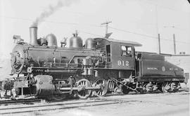 Tacoma Municipal Belt Line Railway Steam Locomotive Number 912 at Tacoma, Washington, circa 1950.