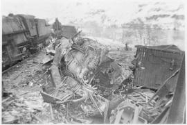 A Spokane, Portland & Seattle Railway accident, undated.