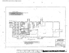 Northern Pacific Engineering Drawing, Trainmen's and Enginemen's Locker Room at Seattle, Washingt...