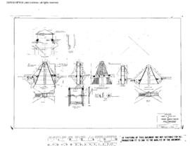 Spokane, Portland, and Seattle Railway Engineering Drawing, Engine House at Wishram, Washington, ...