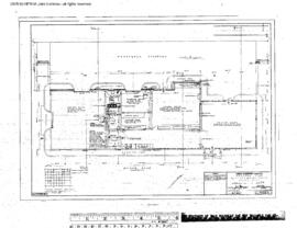 Great Northern Engineering Drawing, Depot at Edmonds, Washington, 1956