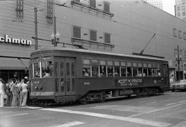 New Orleans Regional Transit Authority streetcar 932 at New Orleans, Louisiana on June 24, 1978.