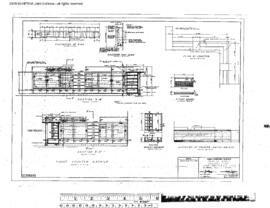 Great Northern Engineering Drawing, Depot at Poplar, Montana, 1953