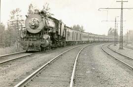 Great Northern Railway steam locomotive 2504 at Allentown, Washington, undated.