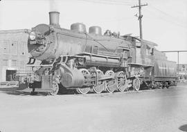 Northern Pacific steam locomotive 1501 at Auburn, Washington, in 1949.