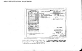 Great Northern Engineering Drawing: General Plan, Bridge 326, North of Fowler, Montana, 1927